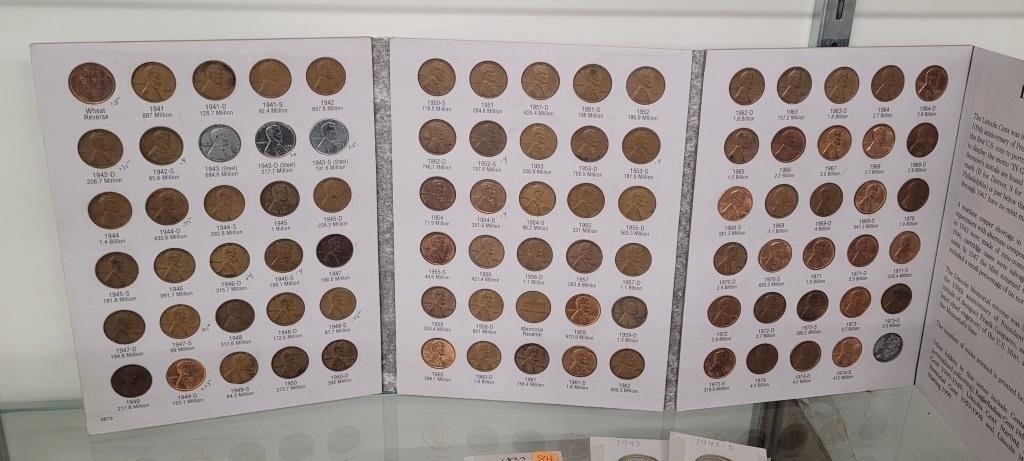 Lincoln Cent Complete Book 1941-1974
