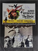 Two items signed by Tippi Hedren from "The