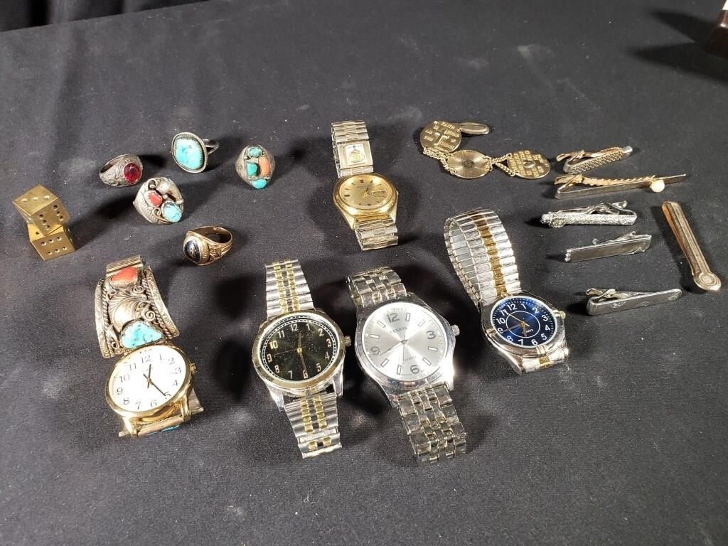 Rings, Watches, & Tie Clips