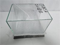 Display Case Mirrored 6x9 Black Suede New in Box