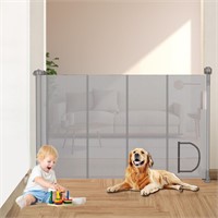 $60  44 Tall Baby Gate  Grey  70 Long  Pet Door