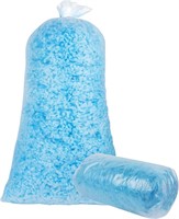 Memory Foam Bean Bag Filler  5 Pounds - Blue