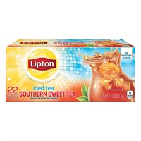 3 Pack Lipton Sweet Iced Tea Mix  22 bags per pack