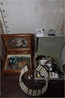 JEWELRY BOXES AND CONTENTS