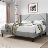 King Bed Frame  Wingback  8 Storage Space