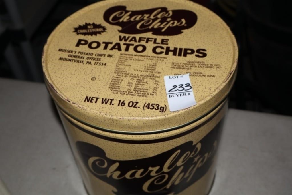 CHARLES  CHIPS TIN