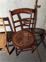 Cane-Bottom Chair