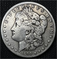 1890-CC Morgan Dollar