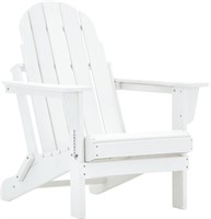 $130  HDPE All-Weather Adirondack Chair  Foldable
