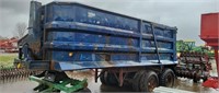 Semi dump trailer as is no ownership farm trailer