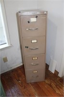 Anderson Hickey Metal 4 Drawer File Cabinet 52 x 1