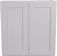 27x36x12 White Shaker Style Wall Cabinet