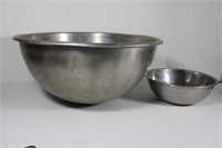Stainless Bowls 3 1/2 x 9 1/2 to 8 1/2 x 17