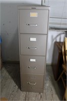 Steelcase 4 Drawer File Cabinet 52 x 15 x 28 1/2