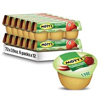 Mott's No Sugar Applesauce  3.9oz  72 Count