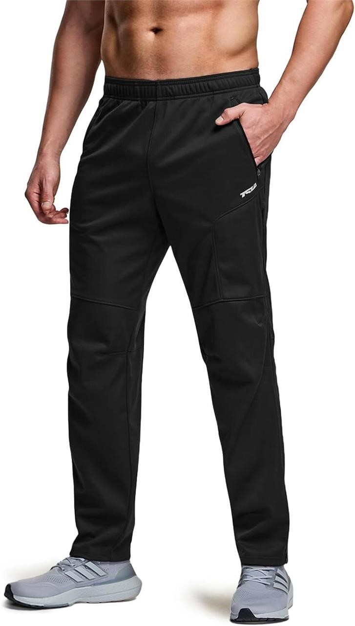 TSLA Men's Thermal Windproof Cycling Pants XS