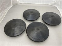 Rubber 1KG Discs approx 6