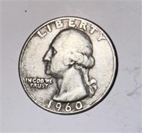 1960-D SILVER Washington Quarter