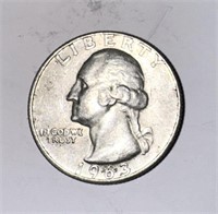 1963-D SILVER Washington Quarter