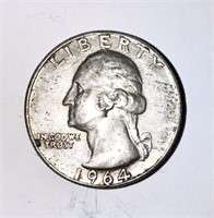 1964-D SILVER Washington Quarter