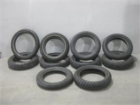 Ten Various Motorcycle Tires See Info