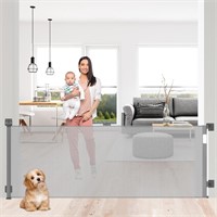 $60  TATAVR Dog Gate  33x126  Gray