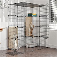 $88  4-Tier Cat Cage  Metal Wire Kennel  Playpen