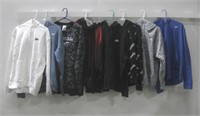 Eight Assorted Hoodies Various Sizes Pre-Owned
