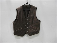 Coronado Leather Vest Sz 48 See Info