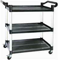 $103  3-Tier Cart  510LBS  31.5X16.9X38.9 Black