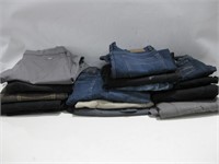 Fifteen Assorted Pants Assorted Sizes