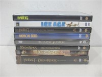 Eight Assorted DVDs Untested See Info
