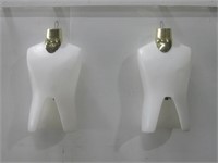 Two 28" Plastic Hanging Mannequins