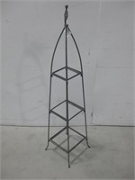 51" In Bloom Metal Plant Stand