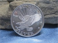 1985 Sunshine Mining .999 Fine Silver Coin
