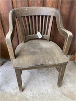 Oak Banker's Chair