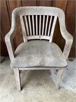 Oak Banker's Chair