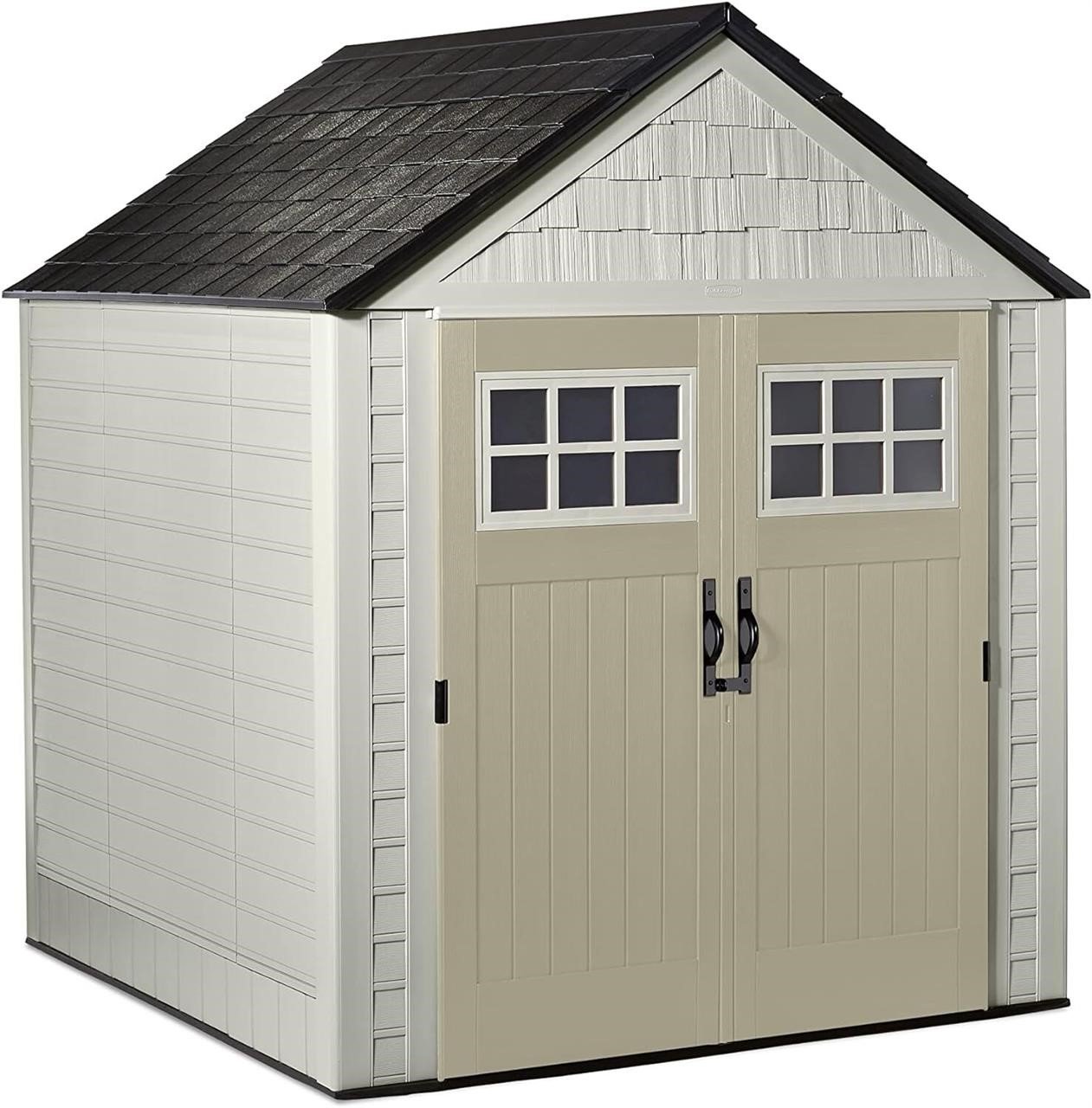Rubbermaid 7x7' Resin Shed  Sandstone