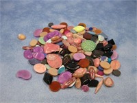Assorted Stone Cabochons 256 Grams