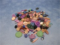 Assorted Stone Cabochons 268 Grams