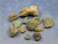 Turquoise Stabilized Rough Nuggets 260 Grams