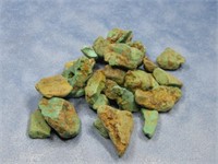 Turquoise Stabilized Rough Nuggets 258 Grams