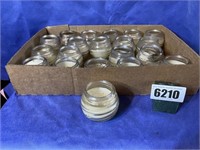 Small Jar Candles, Qty: 20, Midnight Scent, Used