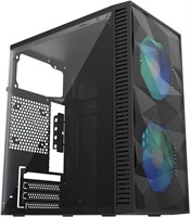 $43  Black M-ATX High-Airflow Mini Tower Case