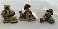 3 pcs-Boyd's Bears Figurines