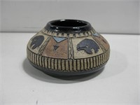 2.5" Tall Signed Pottery Bowl