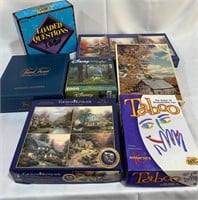 7 Pc Set of Family Games, Puzzles