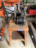Electric homemade sharpening stone on stand, 10"