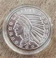 1/2 oz Silver Indian Chief/Eagle Round
