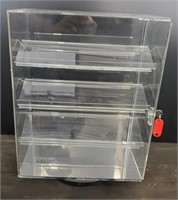 Acrylic Swivel Counter Locking Display Case
